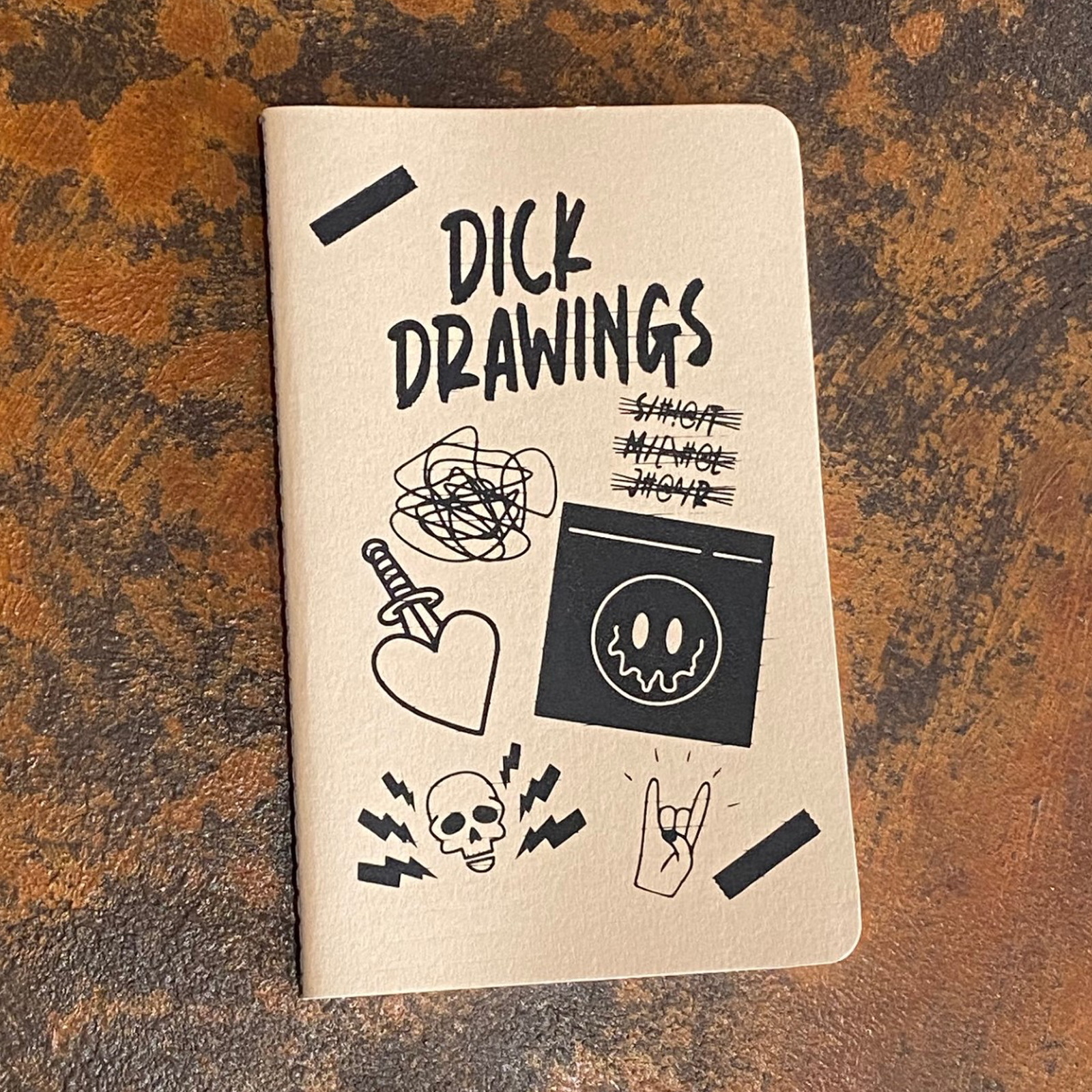 D*ck Drawings Notes Book