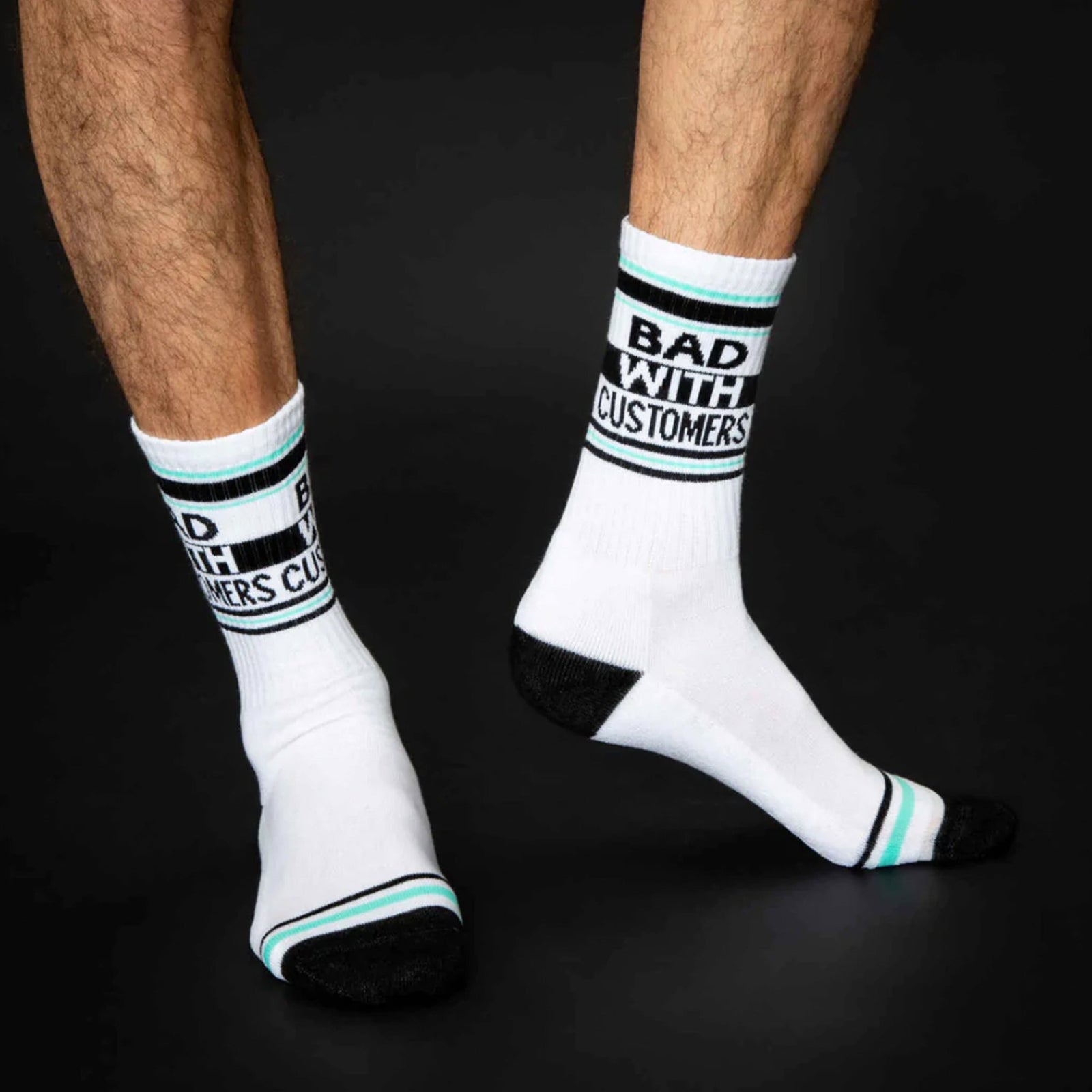 Bad with Customers Gym Socks - [aka]