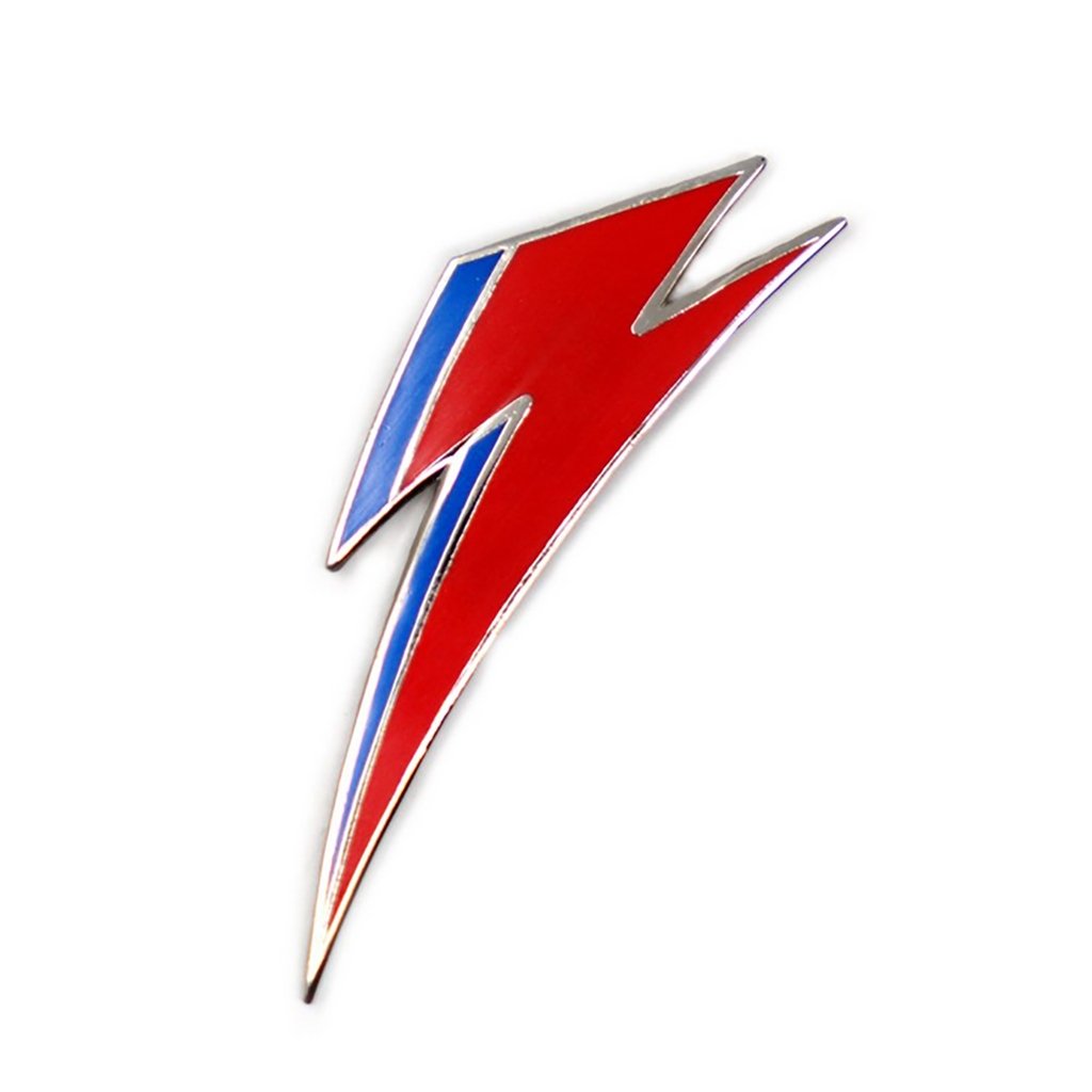 David Bowie Aladdin Bolt Enamel Pin - [aka]