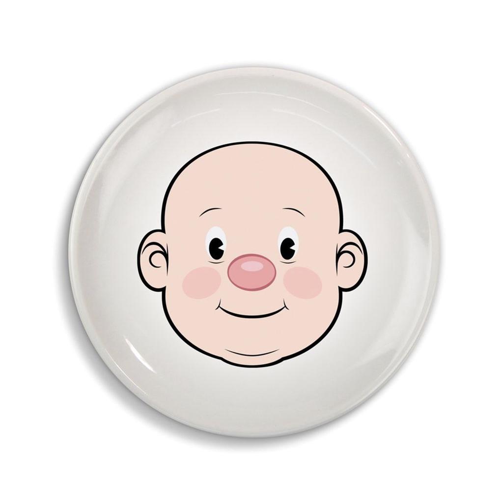 Food Face Ceramic Dinner Plate - [aka]