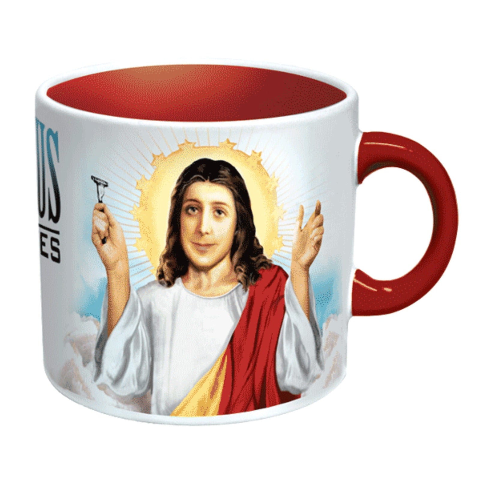 Jesus Shaves Mug - [aka]