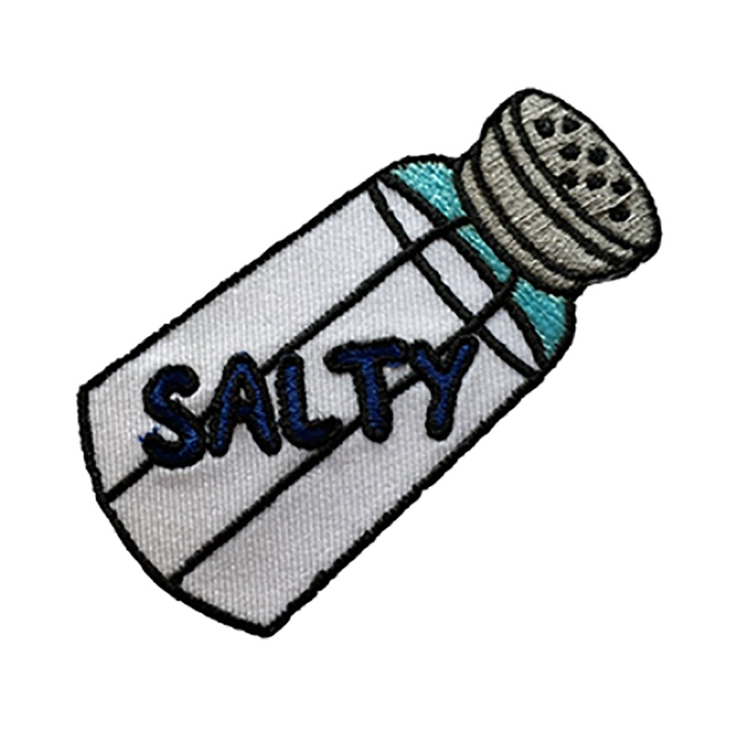 Salty Iron-On Patch - [aka]