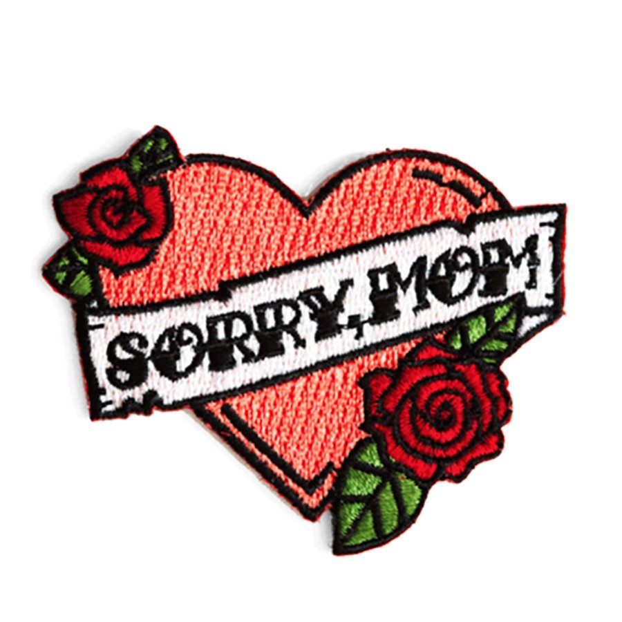 Sorry, Mom Iron On Patch - [aka]