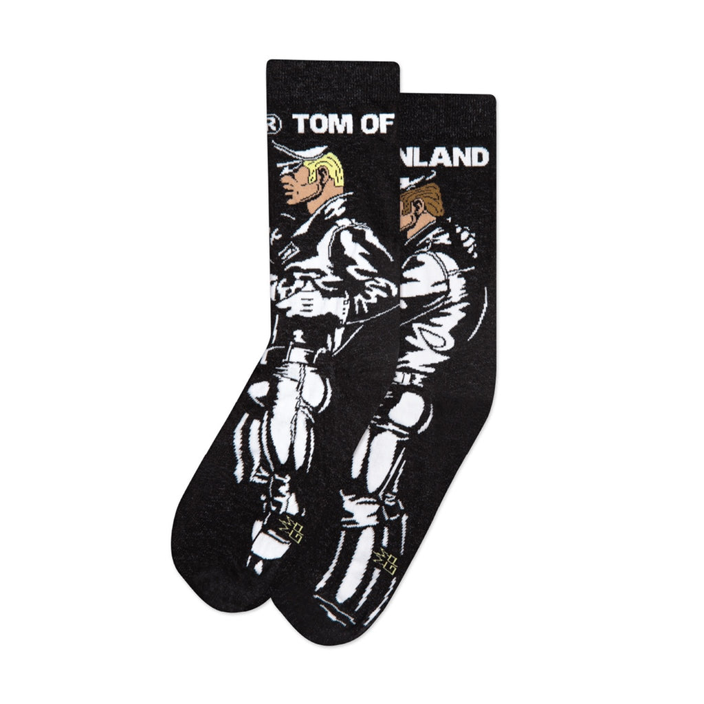 Tom of Finland Leather Duo Socks - [aka]