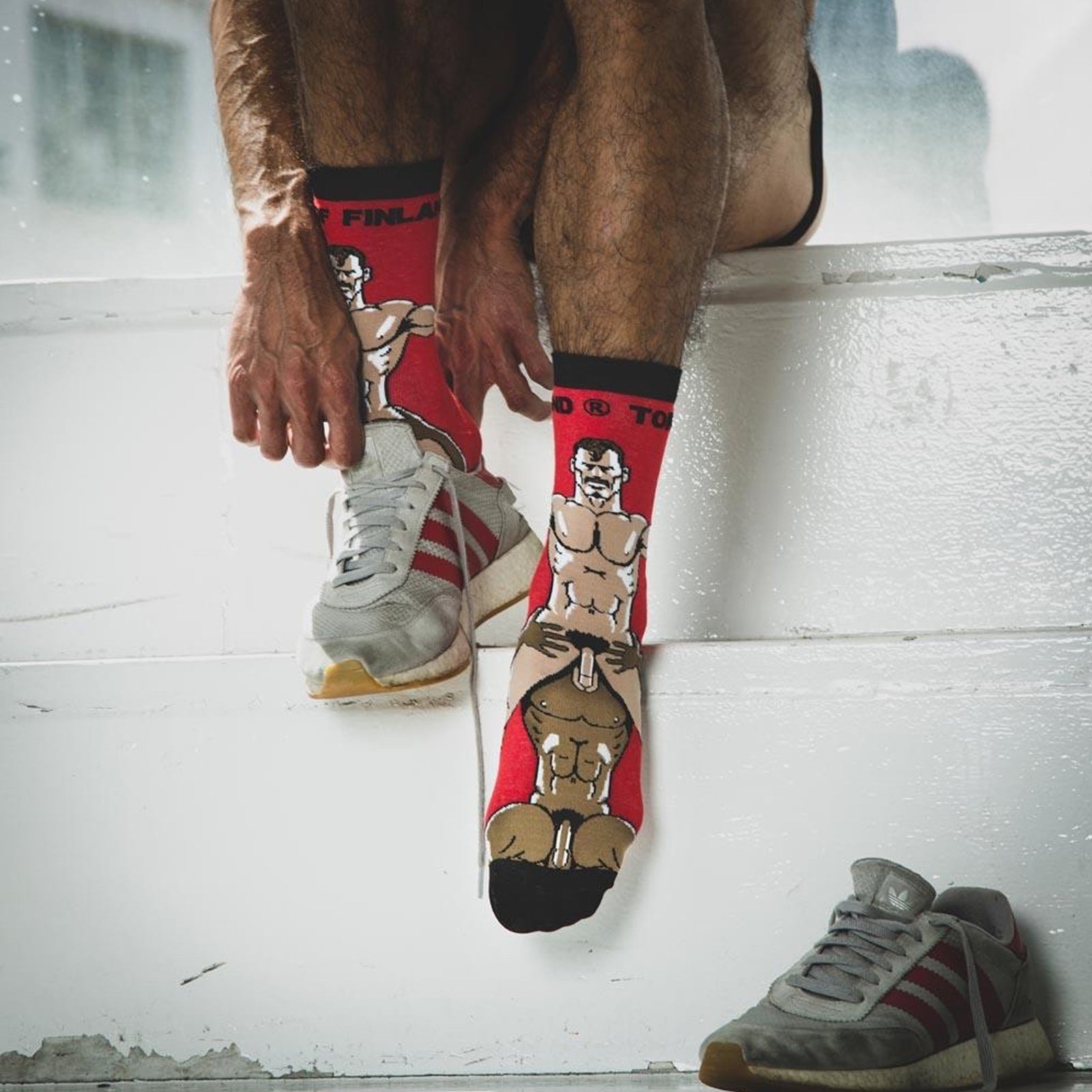 Tom of Finland Vitruvian Men Socks - [aka]